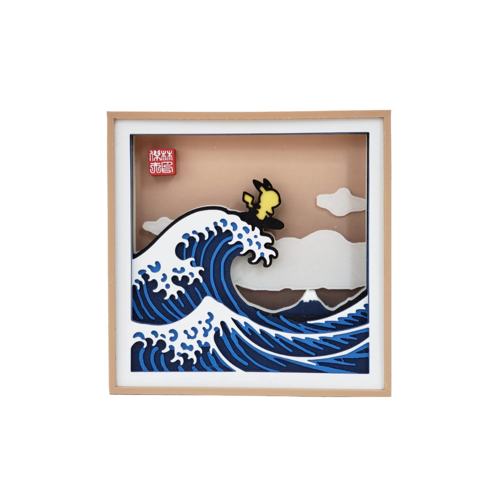 The Great Wave Pika - Shadow Box